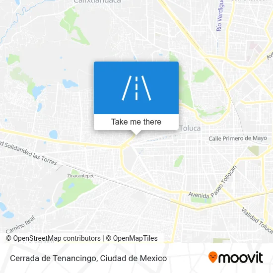 Cerrada de Tenancingo map