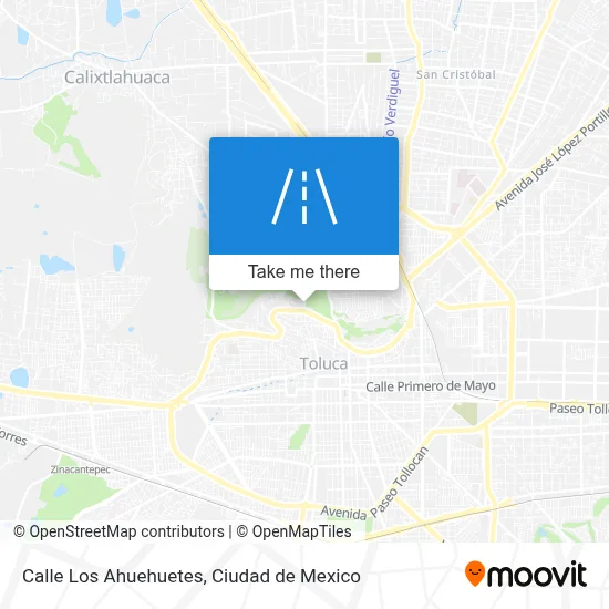 Calle Los Ahuehuetes map