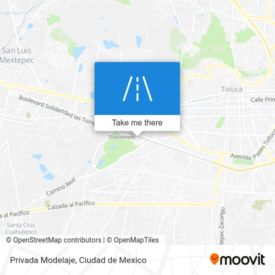 Privada Modelaje map