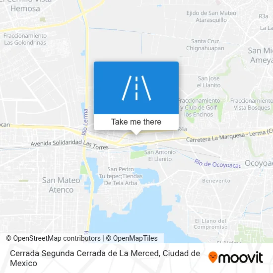 Cerrada Segunda Cerrada de La Merced map
