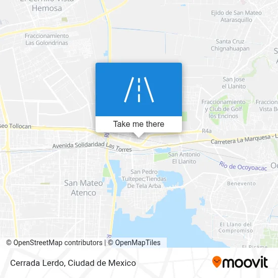 Cerrada Lerdo map