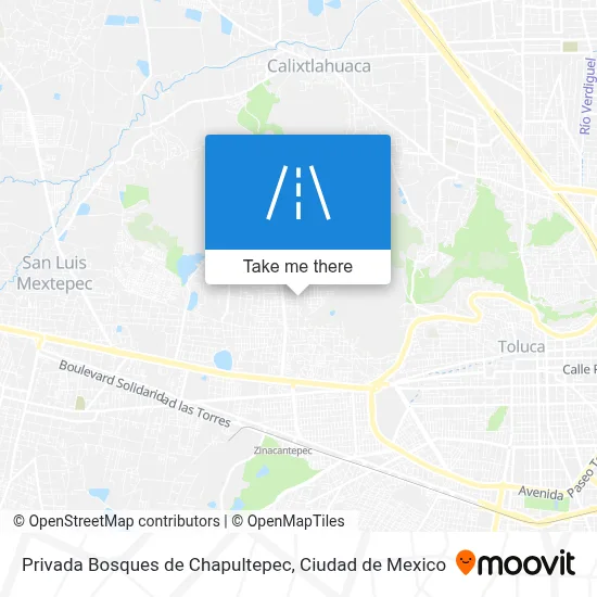 Privada Bosques de Chapultepec map
