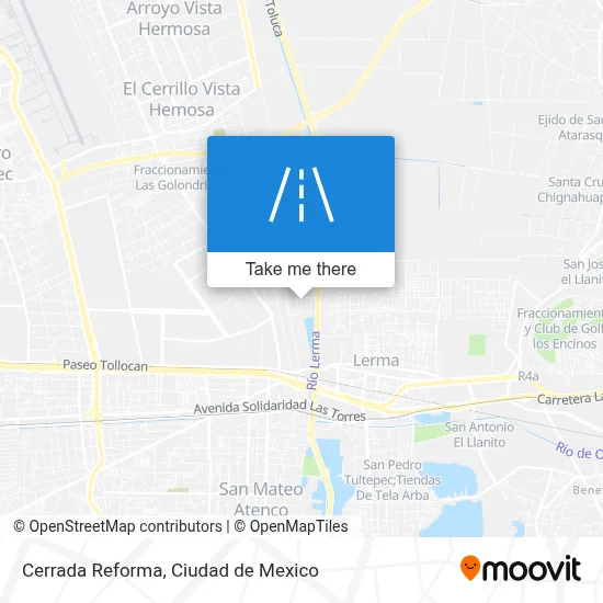 Cerrada Reforma map