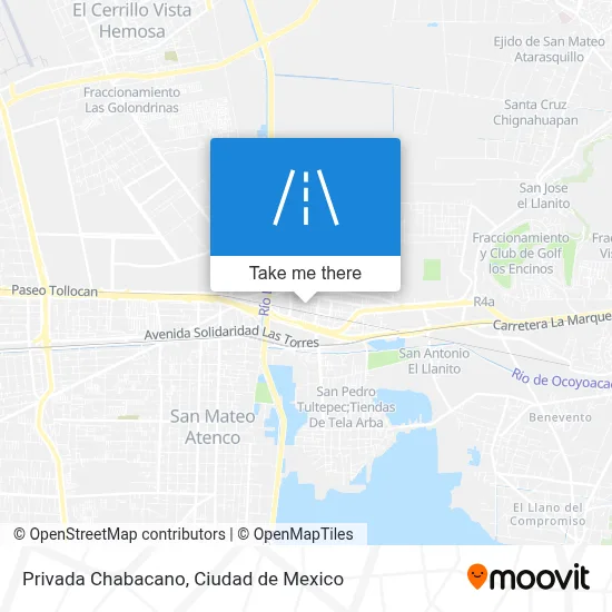 Privada Chabacano map