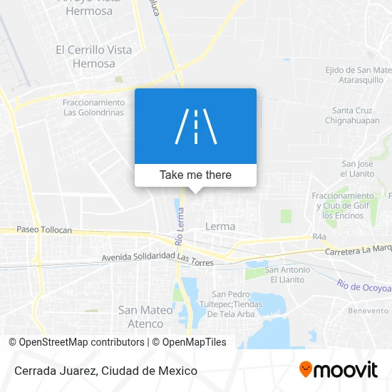 Cerrada Juarez map