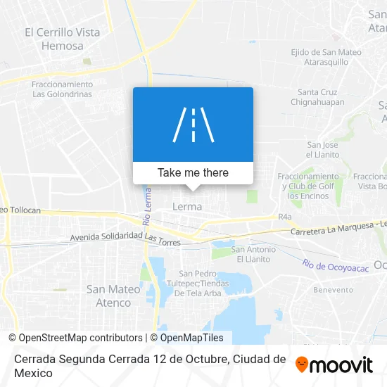 Cerrada Segunda Cerrada 12 de Octubre map
