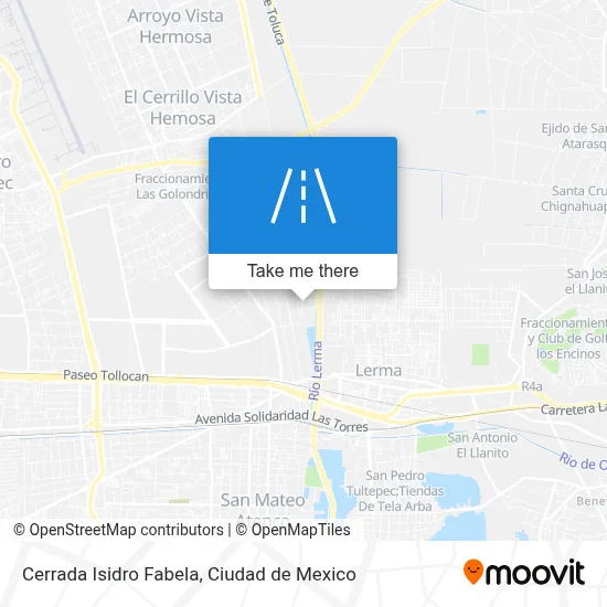 Cerrada Isidro Fabela map