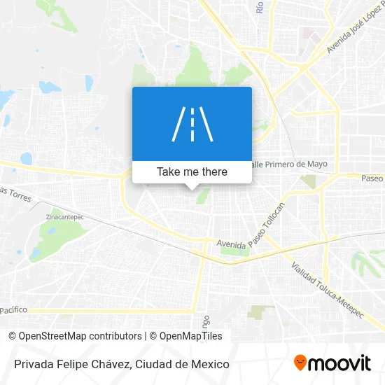 Privada Felipe Chávez map