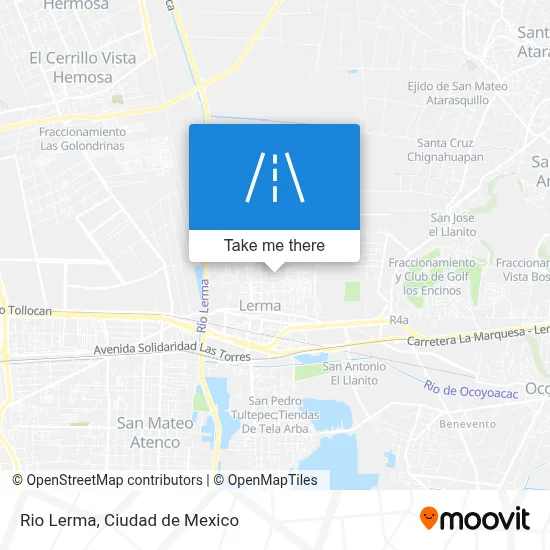 Rio Lerma map
