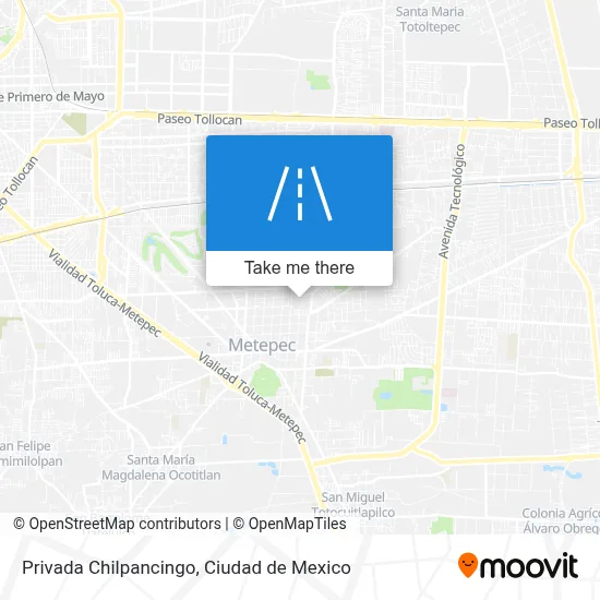 Privada Chilpancingo map