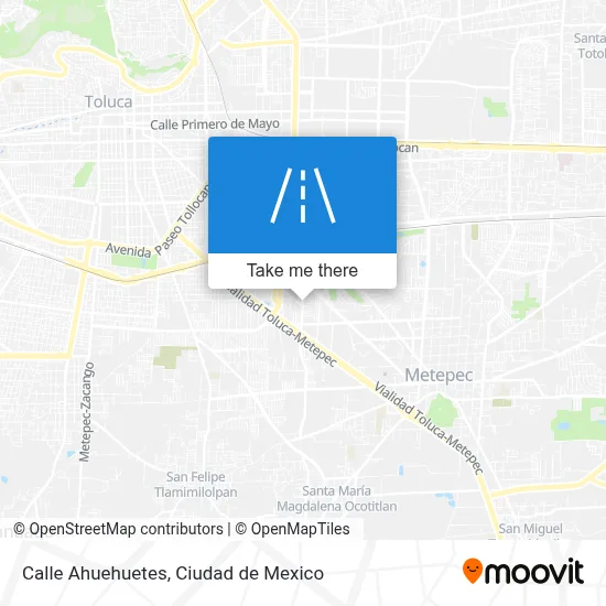 Calle Ahuehuetes map