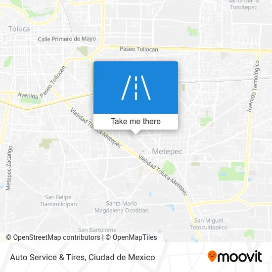 Auto Service & Tires map