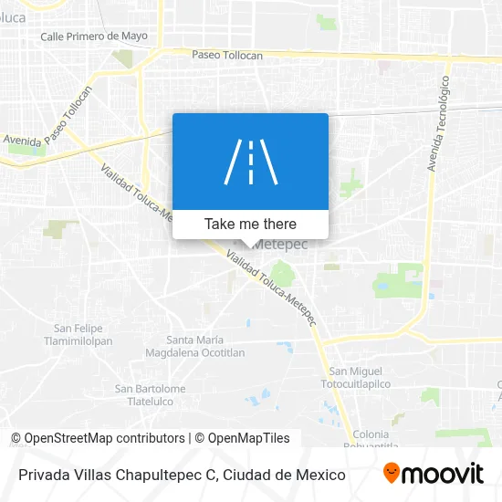 Privada Villas Chapultepec C map