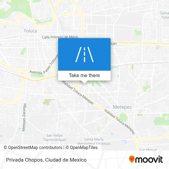 Privada Chopos map