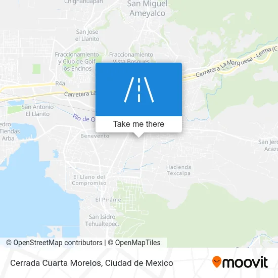 Cerrada Cuarta Morelos map
