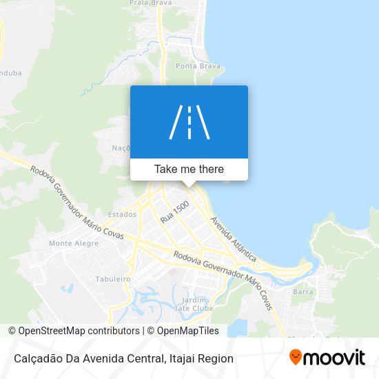 Calçadão Da Avenida Central map
