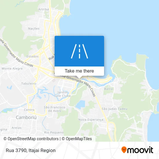 Rua 3790 map