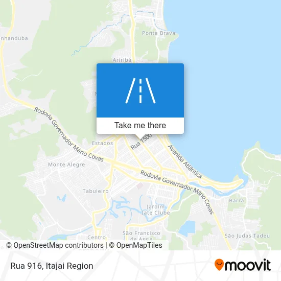 Rua 916 map