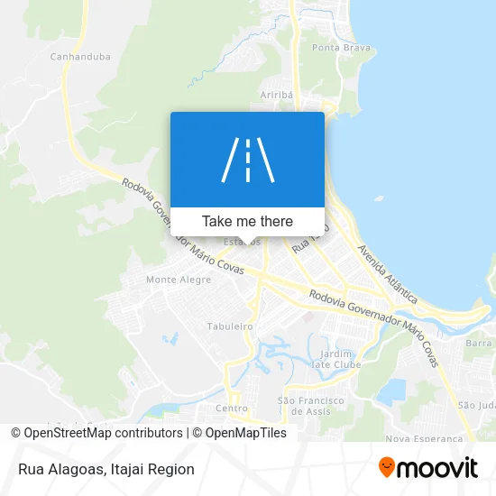 Rua Alagoas map