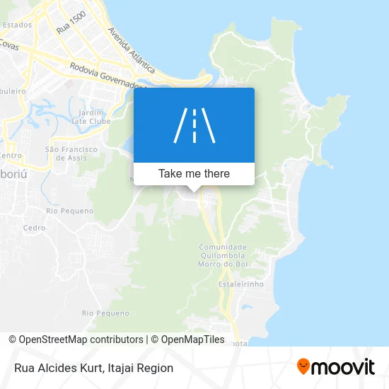 Rua Alcides Kurt map