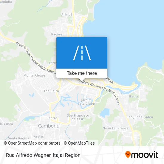 Rua Alfredo Wagner map