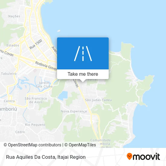 Rua Aquiles Da Costa map