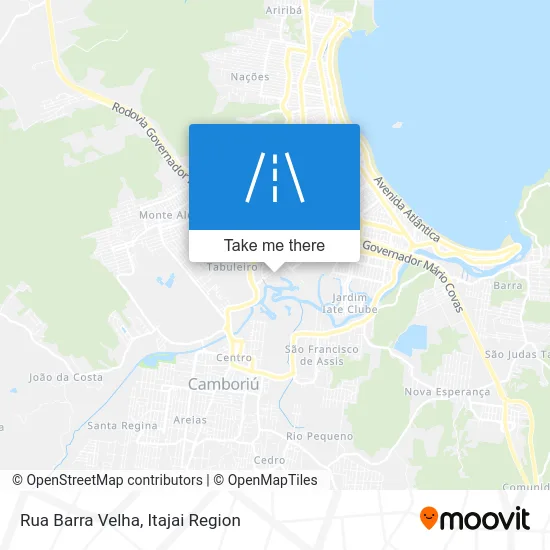 Rua Barra Velha map