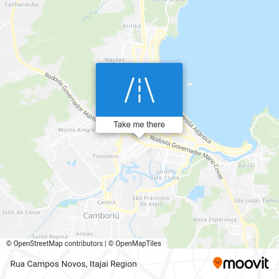 Rua Campos Novos map