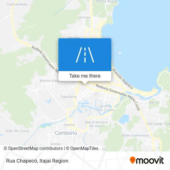 Rua Chapecó map