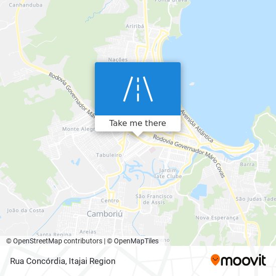 Mapa Rua Concórdia