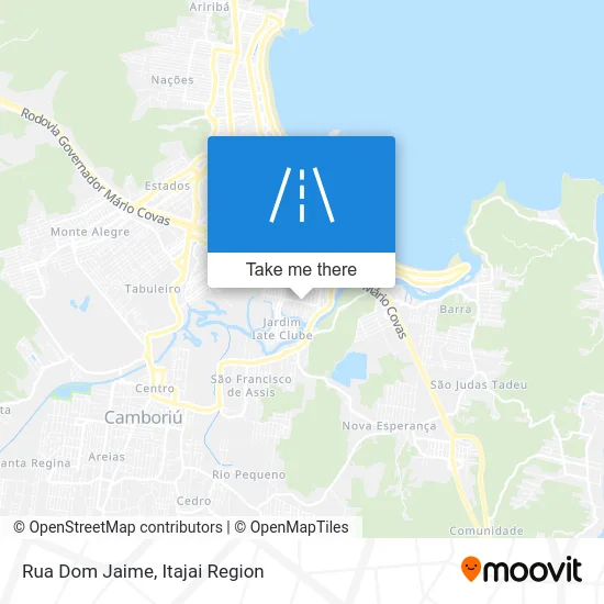 Rua Dom Jaime map