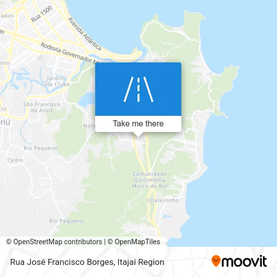 Rua José Francisco Borges map
