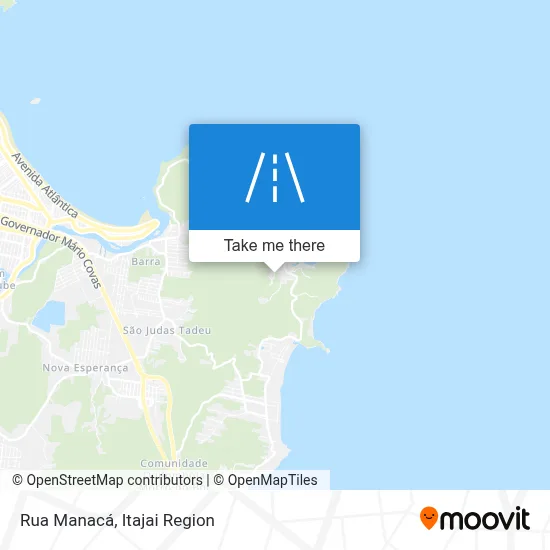 Rua Manacá map
