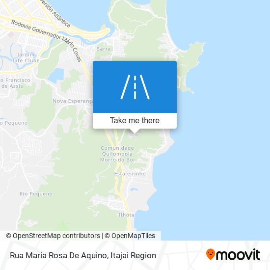 Mapa Rua Maria Rosa De Aquino
