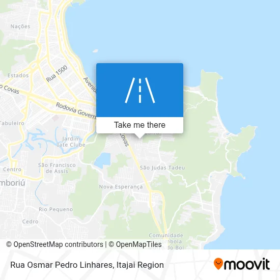 Rua Osmar Pedro Linhares map