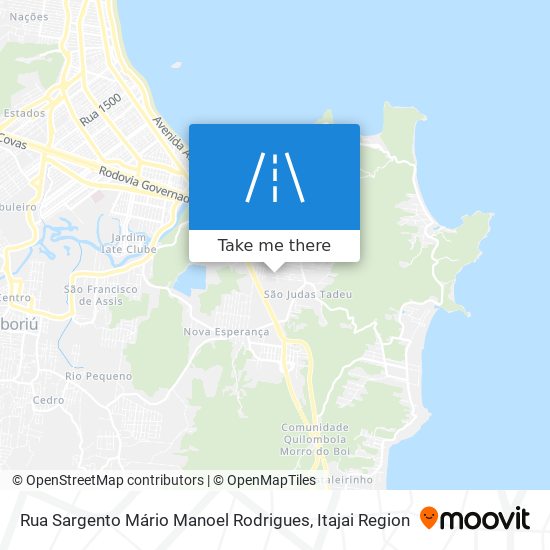 Rua Sargento Mário Manoel Rodrigues map