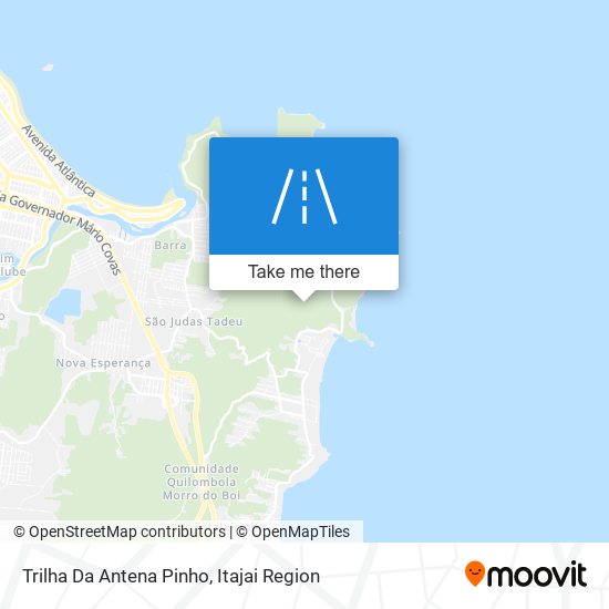 Trilha Da Antena Pinho map
