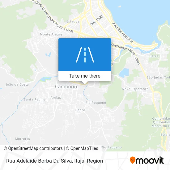 Rua Adelaide Borba Da Silva map
