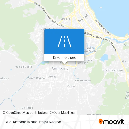 Rua Antônio Maria map