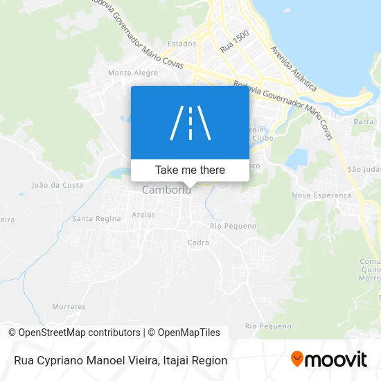 Rua Cypriano Manoel Vieira map