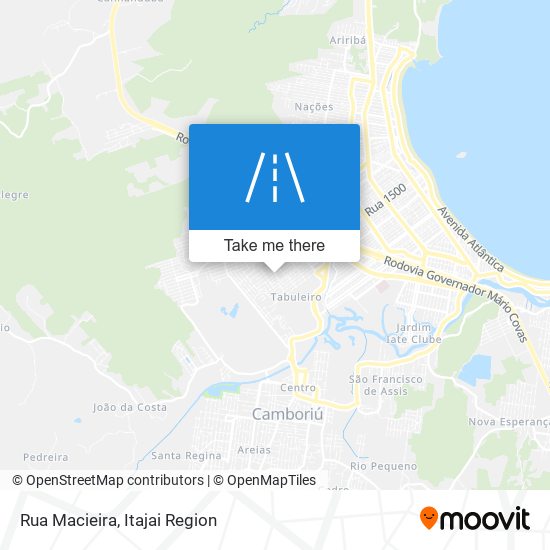 Mapa Rua Macieira