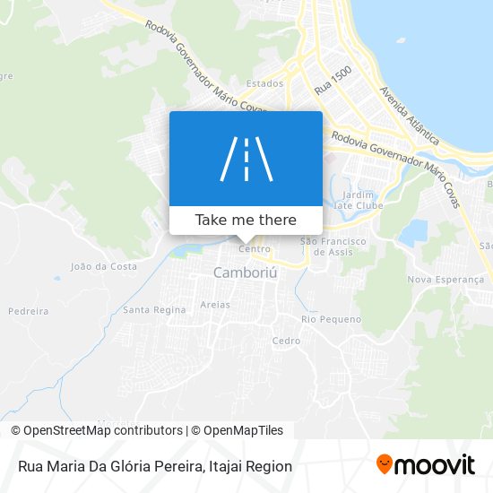 Mapa Rua Maria Da Glória Pereira