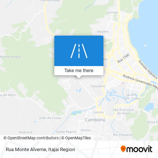 Rua Monte Alverne map