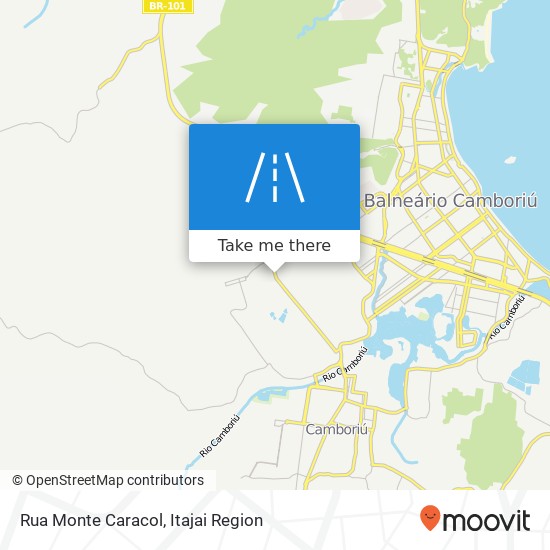 Rua Monte Caracol map
