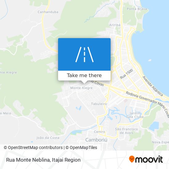 Rua Monte Neblina map