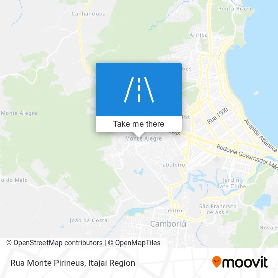 Rua Monte Pirineus map