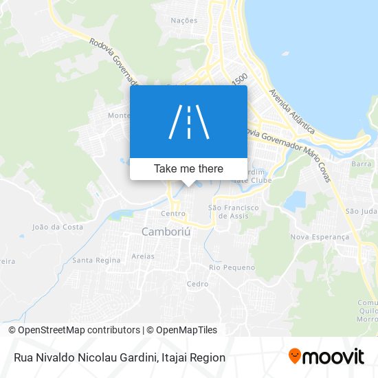 Rua Nivaldo Nicolau Gardini map