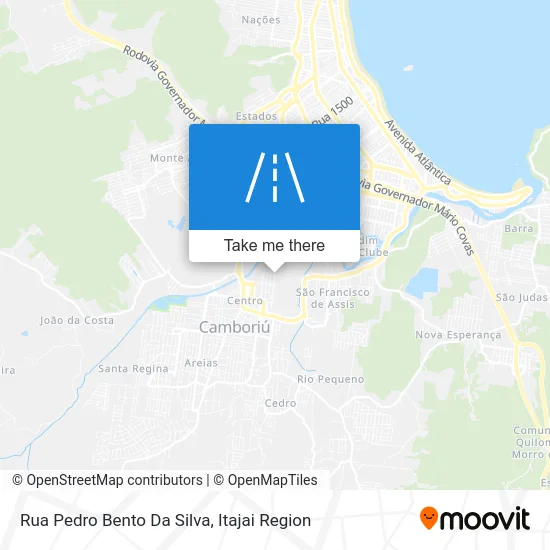 Rua Pedro Bento Da Silva map