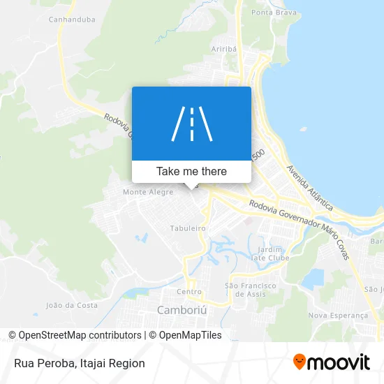 Rua Peroba map