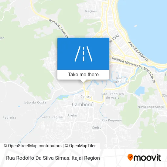 Rua Rodolfo Da Silva Simas map